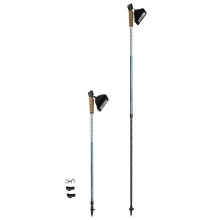 Nordic walking poles with cork handles 105-135 cm NV/WH Spokey NEATNESS II