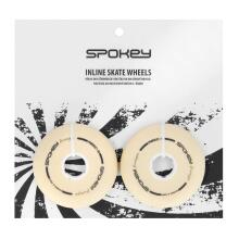 WHITE SET 80 MM Set: 4 wheels for Spokey Freespo inline skates
