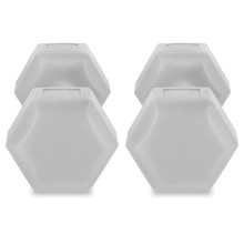 Set of hexagonal dumbbells 2x2 kg Spokey MONSTER