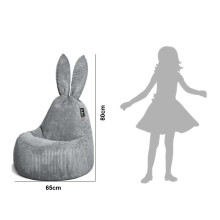 Qubo™ Baby Rabbit Pansy re-FLAKE FIT sēžammaiss (pufs)
