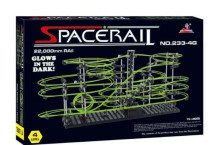 Ikonka Art.KX9621 "Spacerail" tamsoje šviečiantis 4 lygio kamuoliukų takas 72 cm x 34 cm x 36 cm