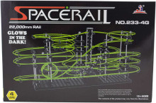 Ikonka Art.KX9621 Spacerail 4. līmeņa bumbiņu trase, kas spīd tumsā 72cm x 34cm x 36cm