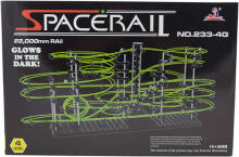 Ikonka Art.KX9621 "Spacerail" tamsoje šviečiantis 4 lygio kamuoliukų takas 72 cm x 34 cm x 36 cm