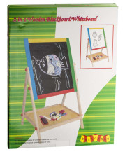 Ikonka Art.KX8994 Multifunctional board double-sided magnetic chalkboard 49cm standing