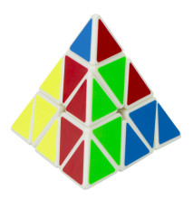 Ikonka Art.KX7599 Mīklu spēle PYRAMINX puzzle kubs 9.7cm