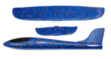 Ikonka Art.KX7839 Glider plane polystyrene mix colour 34x33cm