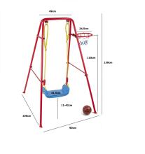 Bebe Basic Swing/Basketball Art.KX7936 Sūpynės + kamuolio krepšys ant metalinio rėmo