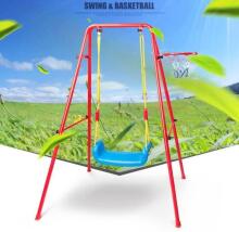 Bebe Basic Swing/Basketball Art.KX7936 Sūpynės + kamuolio krepšys ant metalinio rėmo