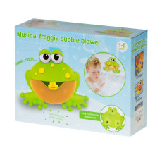 Ikonka Art.KX7219_1 Bubble generator foam bath toy frog