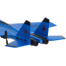 Ikonka Art.KX6677_1 RC SU-35 reaktīvā lidmašīna FX820 zila