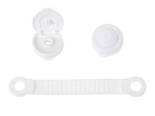 La bebe™ Accessories Art.KX6318 WC drošības ierīce lācītis balts