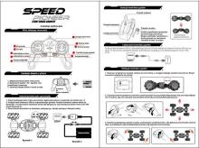 Ikonka Art.KX6636_2 Greitis Pioneer Stunt Car RC 360 mėlyna