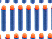 Ikonka Art.KX6151 Strėlės, suderinamos su NERF 7,2 cm paleidimo įrenginiu BOX 200 vnt.