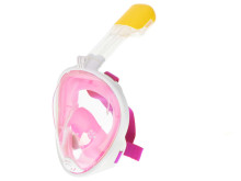 Ikonka Art.KX6131_1 Pilnībā salokāma snorkelēšanas maska S/M rozā krāsā