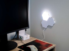 Ikonka Art.KX6112 LED modulārā skārienjutīgā sienas lampa 3gab aukstā baltā krāsā
