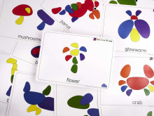 Ikonka Art.KX6288 Creative pebbles colourful montessori puzzle