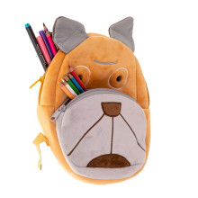 Ikonka Art.KX7429 Kindergarten backpack plush dog 24cm
