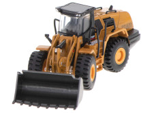 Ikonka Art.KX5934 Ekskavatora riteņu iekrāvēja buldozers metāla modelis Die-Cast H-toys 1813 1:60