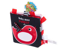 Ikonka Art.KX5641 Sensory book bite markers contrasting forest
