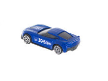 Ikonka Art.KX5586_3 Metalinis lenktyninis automobilis mėlynos spalvos 7,5 cm
