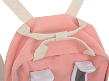 Ikonka Art.KX5583_4 Kindergarten backpack baby rabbit pink