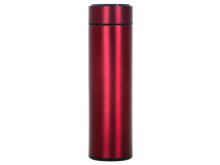 Ikonka Art.KX6358_2 Thermos mug smart LED 500ml maroon