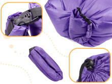 Ikonka Art.KX5567_5 Lazy BAG SOFA oro lova violetinė 230x70cm