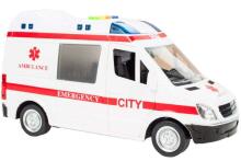 Ikonka Art.KX5408 Greitosios pagalbos automobilis su garso pavara 1:16