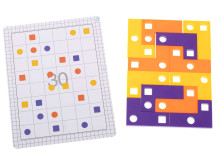 Ikonka Art.KX5349 Tetris galvosūkių žaidimas + kortelės