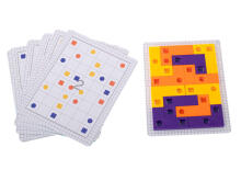 Ikonka Art.KX5349 Tetris galvosūkių žaidimas + kortelės