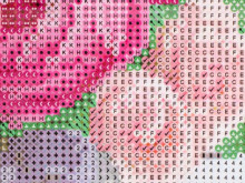 Ikonka Art.KX5259 Dimantu izšūšanas mozaīkas komplekts 5D ziedi
