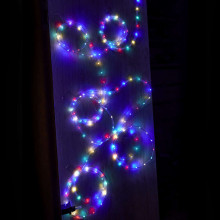 Ikonka Art.KX5241_2 LED virtenes apgaismojums 10m 100LED daudzkrāsains