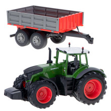 Ikonka Art.KX5121 RC 2.4G 4CH tractor with trailer 1:16 horn