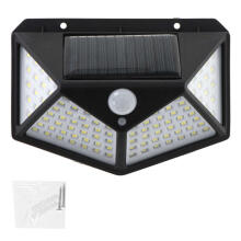 Ikonka Art.KX5087 Saulės judesio ir sutemų jutiklio lempa 100 LED