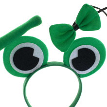 Ikonka Art.KX5050_1 Costume headband bow tie tail set frog