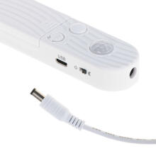 Ikonka Art.KX4943_1 Battery operated USB motion detector LED strip 1M cold white