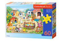 Ikonka Art.KX4805 CASTORLAND Puzzle 60el. Farm