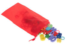 Ikonka Art.KX6209 Montessori medinis skaičių rūšiuoklis 3in1 13x36cm