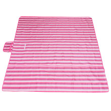 Ikonka Art.KX4991 Paplūdimio kilimėlis paplūdimio pikniko antklodė 200x200cm rožinė