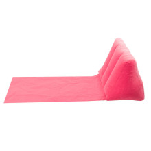 Ikonka Art.KX4984_2 Pludmales paklājiņš ar atzveltni piepūšams rozā krāsā