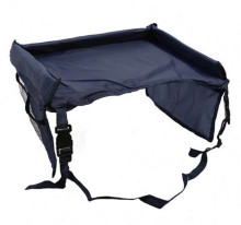 Ikonka Art.KX7853_1 Waterproof table for car seat navy blue