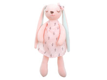 Ikonka Art.KX5637 Plush rabbit mascot pink 35cm