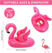Kidsworld Flamigo Pool Art.148448 Pripučiamas vaikiškas pontono ratas flamingo