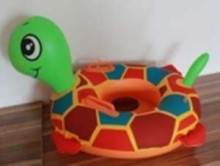 Ikonka Art.KX6786 Inflatable dinghy mattress for children turtle