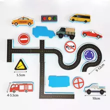 Bebe Basic Art.KX5657 Putų vonios žaisliniai gatvės automobiliai
