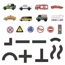 Bebe Basic Art.KX5657 Putų vonios žaisliniai gatvės automobiliai