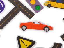 Bebe Basic Art.KX5657 Putų vonios žaisliniai gatvės automobiliai
