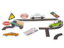 Bebe Basic Art.KX5657 Putų vonios žaisliniai gatvės automobiliai