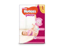 Huggies Pants D S3 Girl Art.BL041564234 Baby diapers 6-11kg,44 pcs