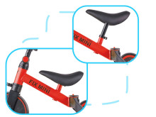 Ikonka Art.KX5377_2 Trike Fix Mini krosinis triratukas 3in1 su pedalais raudonos spalvos
